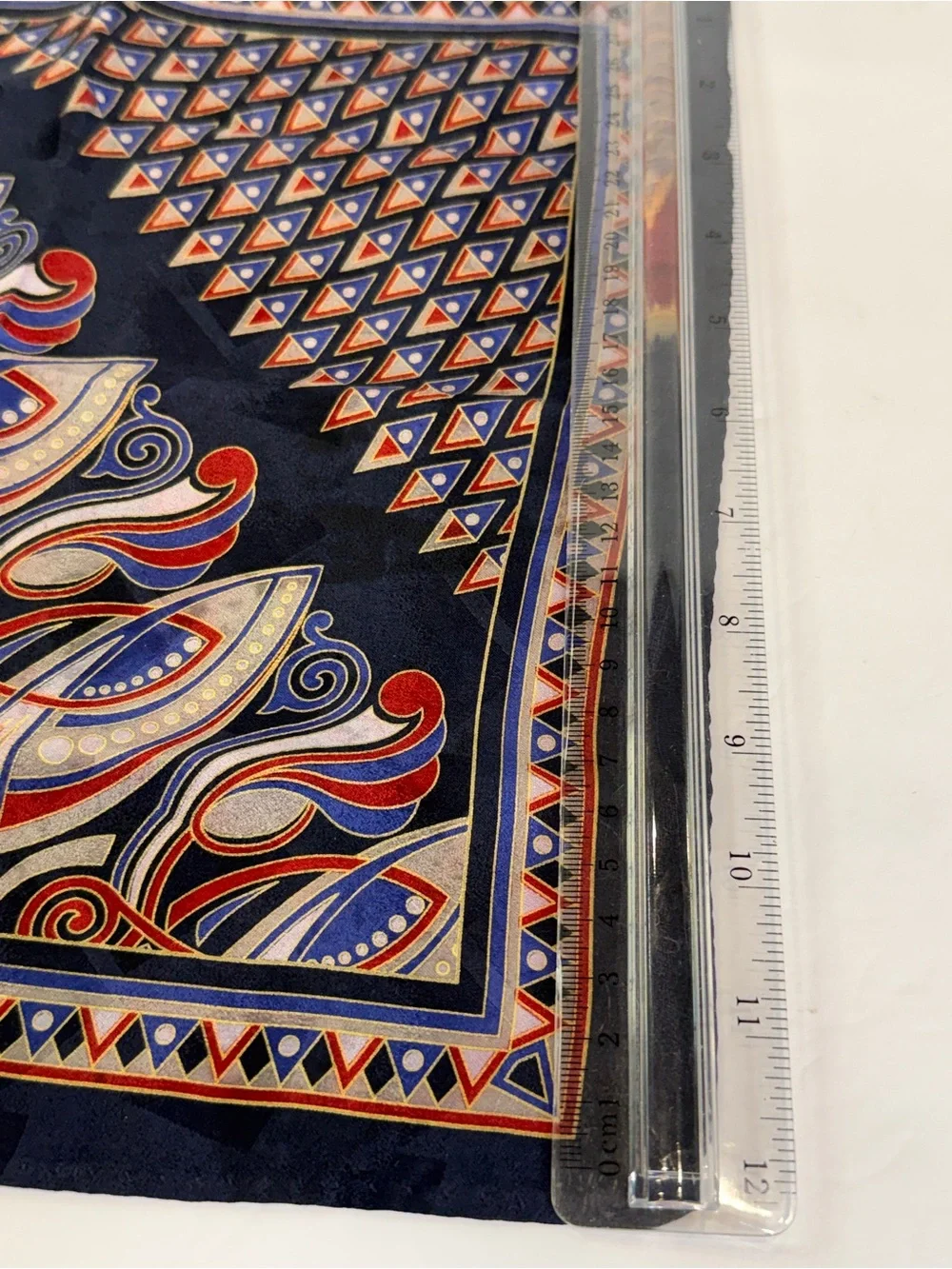 ❤️💙 Vintage Americana Silk Pocket Square Handkerchief 12” x 12” ❤️💙